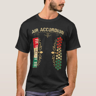 T-shirt Drapeau Mexicain Accordéon Air Vintage Pour Latin
