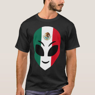 T-shirt Drapeau mexicain Alien mexicain