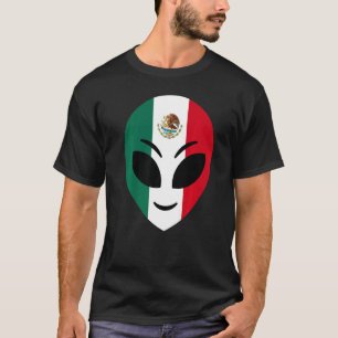 T-shirt Drapeau mexicain Alien mexicain