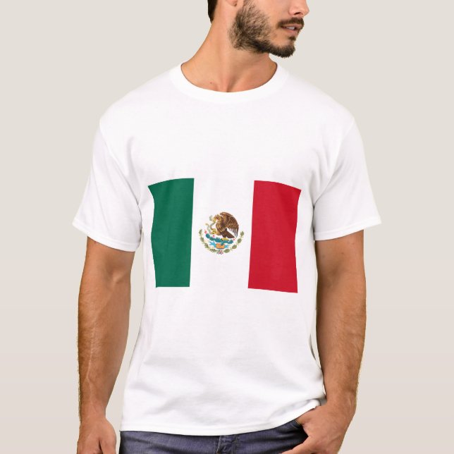 T-shirt Drapeau mexicain de Bandera de México (Devant)