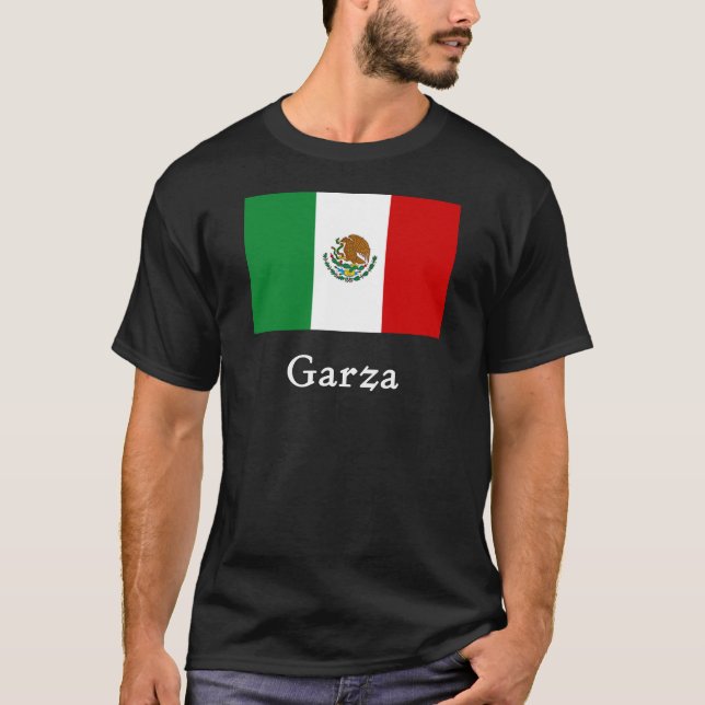 T-shirt Drapeau mexicain de Garza (Devant)