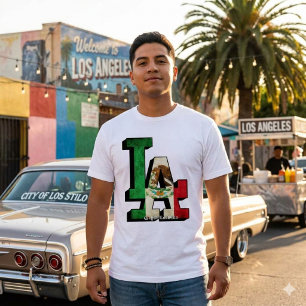 T-shirt Drapeau mexicain de Los Angeles 