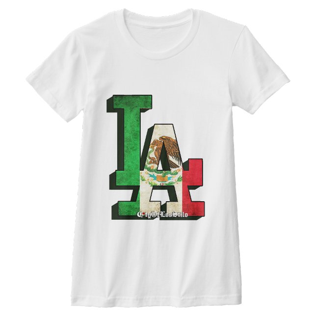 T-shirt Drapeau mexicain de Los Angeles (Los Angeles Mexican Flag T-Shirt)