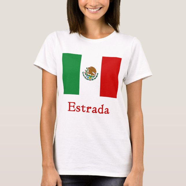 T-shirt Drapeau mexicain d'Estrada (Devant)