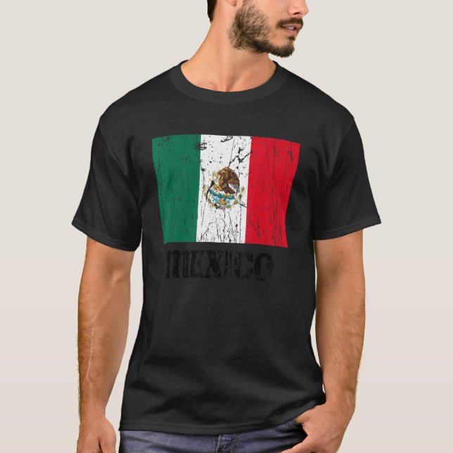 T-shirt Drapeau mexicain Fierté mexicaine (Devant)