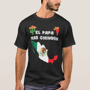 T-shirt Drapeau mexicain homme Cactus Sombrero Jalapeno El
