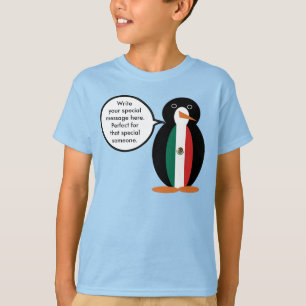 T-shirt Drapeau Mexicain Ms. Penguin Boys'