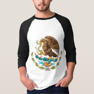 T-SHIRT DRAPEAU MEXICAIN - STYLE DU MEXIQUE - MANTEAU DES