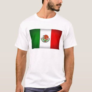 T-shirt Drapeau mexicain stylisé