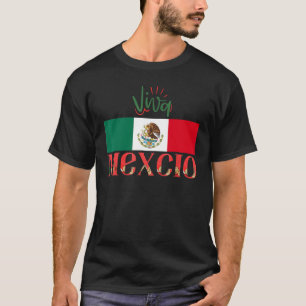T-shirt Drapeau mexicain Viva Mexique Fête de l'Indépendan