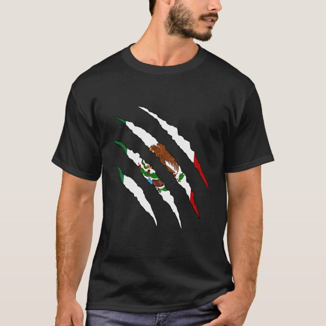 T-shirt Drapeau Mexique (Devant)
