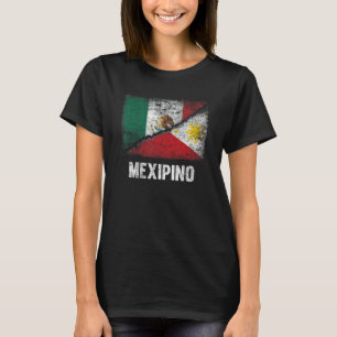 T-shirt Drapeau mi-mexicain mi-philippin Mexique Philippin