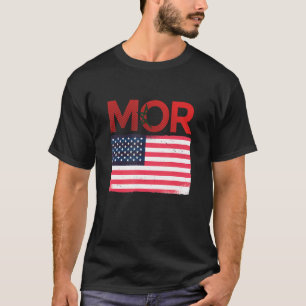 T-shirt Drapeau moitié-américain moitié marocain Usa