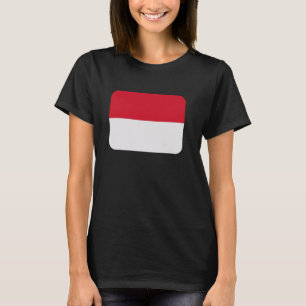 T-shirt Drapeau Monaco