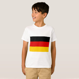 T-shirt Drapeau mondial de l'Allemagne