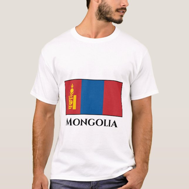 T-shirt Drapeau mongol (Devant)