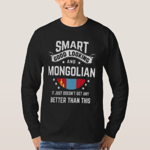 T-shirt Drapeau Mongol Fierté Autochtone  Mongolie Racines