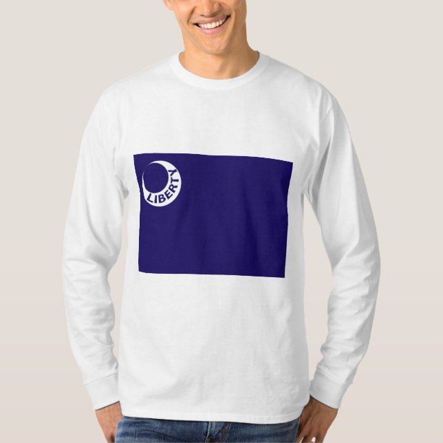 T-shirt Drapeau Moultrie (Liberté) (Histoire américaine) (Devant)