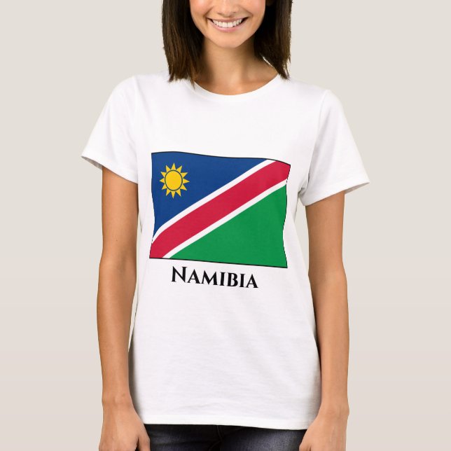 T-shirt Drapeau namibien (Devant)