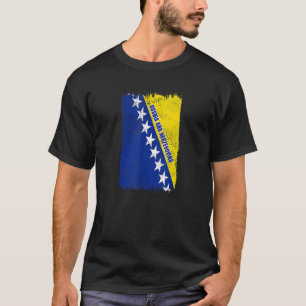 T-shirt Drapeau national de Bosnie-Herzégovine