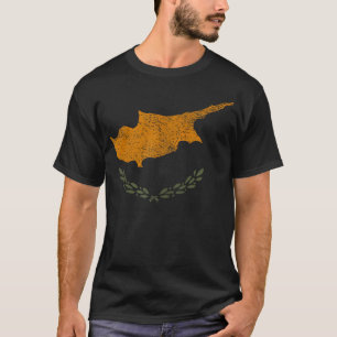T-shirt Drapeau National De Chypre