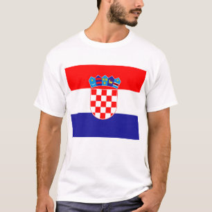 T-shirt Drapeau national de Croatie Zastava Hrvatske