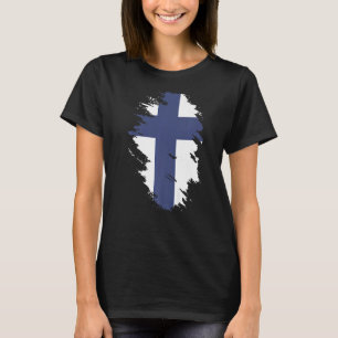T-shirt Drapeau national de Finlande souvenir pour les fem
