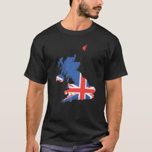 T-shirt Drapeau national de Grande-Bretagne souvenir pour