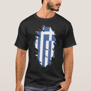 T-shirt Drapeau national de Grèce souvenir pour hommes fem