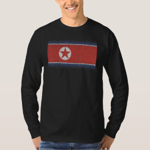 T-shirt Drapeau national de la Corée du Nord souvenir pour