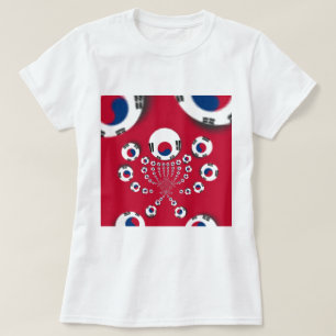 T-shirt Drapeau national de la Corée du Sud : Fierté du Ta