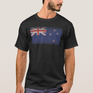 T-shirt Drapeau national de la Nouvelle-Zélande souvenir p