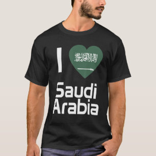 T-shirt Drapeau national de l'Arabie Saoudite souvenir pou