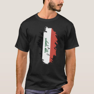 T-shirt Drapeau national de l'Irak souvenir pour hommes fe