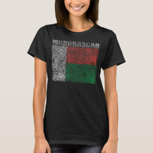 T-shirt Drapeau National de Madagascar souvenir pour les h