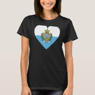 T-shirt Drapeau national de Saint-Marin souvenir pour les