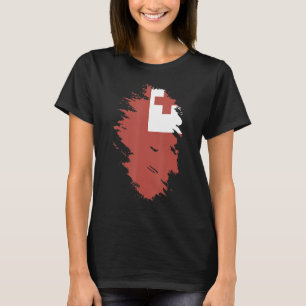 T-shirt Drapeau national des Tonga souvenir pour les femme