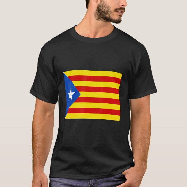 T-shirt Drapeau National D'Estelada Espagne (Devant)