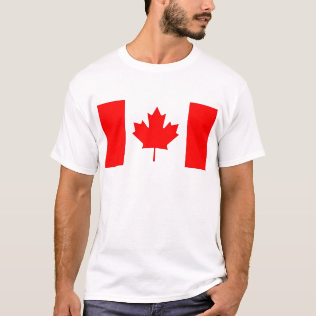 T-shirt Drapeau national du Canada - le Drapeau du Canada (Devant)