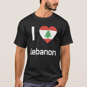 T-shirt Drapeau national du Liban souvenir pour hommes fem
