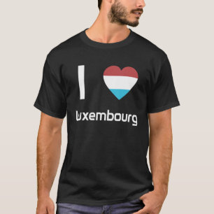T-shirt Drapeau national du Luxembourg souvenir pour homme