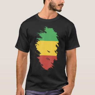 T-shirt Drapeau national du Mali souvenir pour les femmes