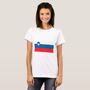 T-shirt Drapeau national du monde de la Slovénie