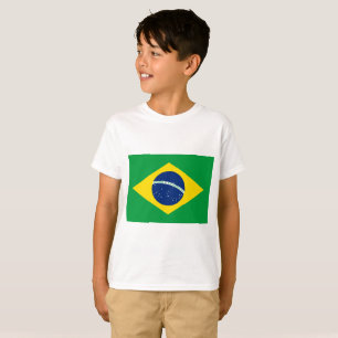 T-shirt Drapeau national du monde du Brésil