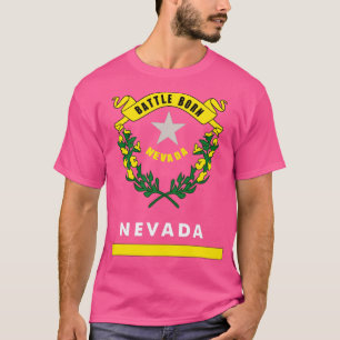 T-shirt Drapeau national du Nevada