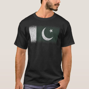 T-shirt Drapeau national du Pakistan souvenir pour hommes