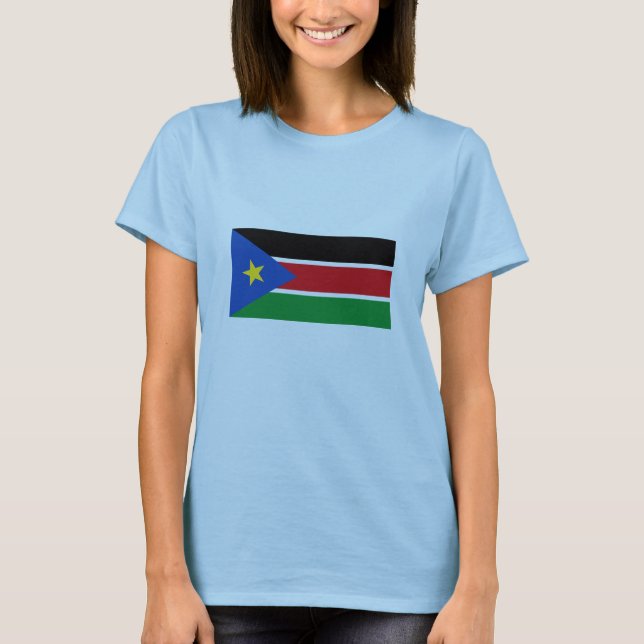 T-shirt Drapeau national du Soudan du Sud (Devant)