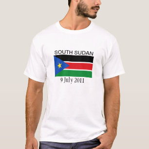 T-shirt Drapeau national du sud du Soudan