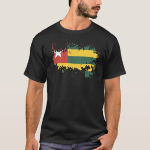 T-shirt Drapeau national du Togo souvenir pour les femmes