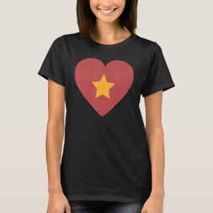 T-shirt Drapeau national du Vietnam souvenir pour hommes f